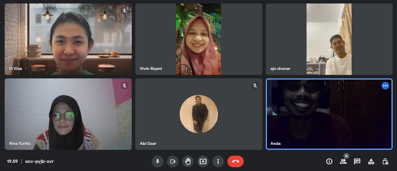 Suasana Belajar Private Bahasa Inggris Online