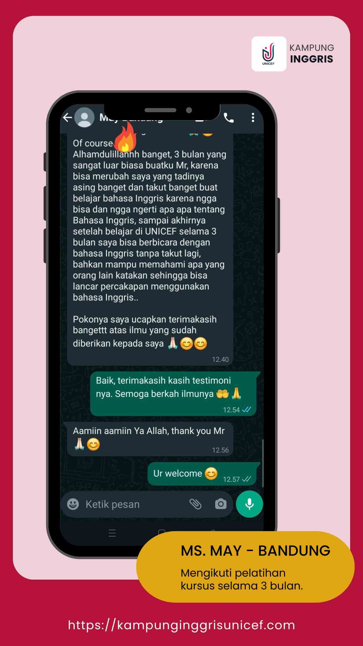 Testimoni Alumni Kampung Inggris 1